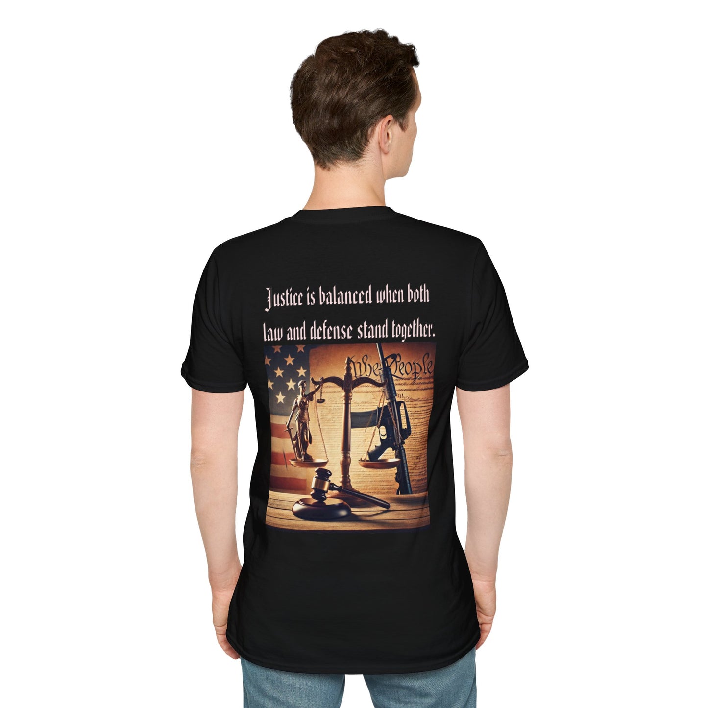 Justice in balance, military, balance of power and law, gift idea