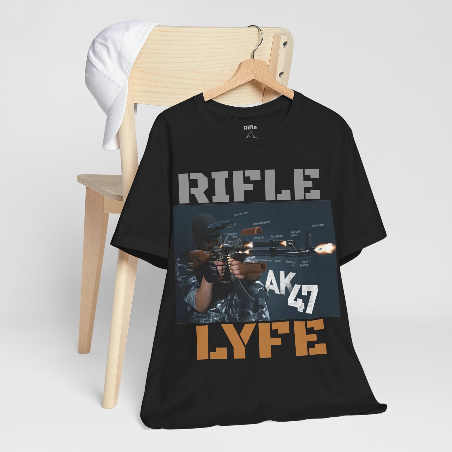 AK47 anatomy, AK47, Rifle Lyfe Logo