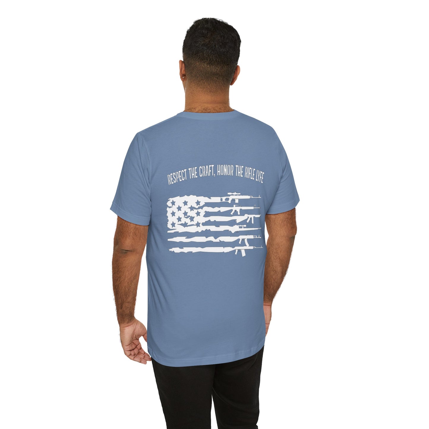Respect the Rifle Lyfe Brand, Rifle Lover Gift, Gun Enthusiast Shirt, Second Amendment Apparel, Firearms Advocate Top