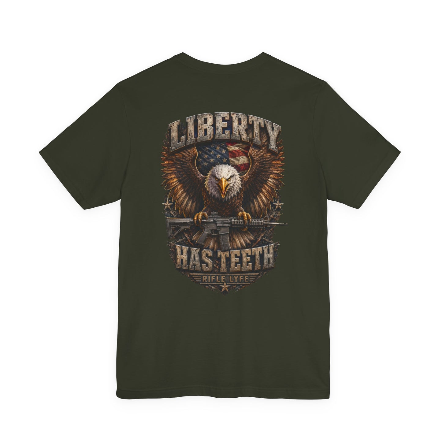 Liberty Tee — "Liberty Has Teeth" Patriotic Graphic T-Shirt