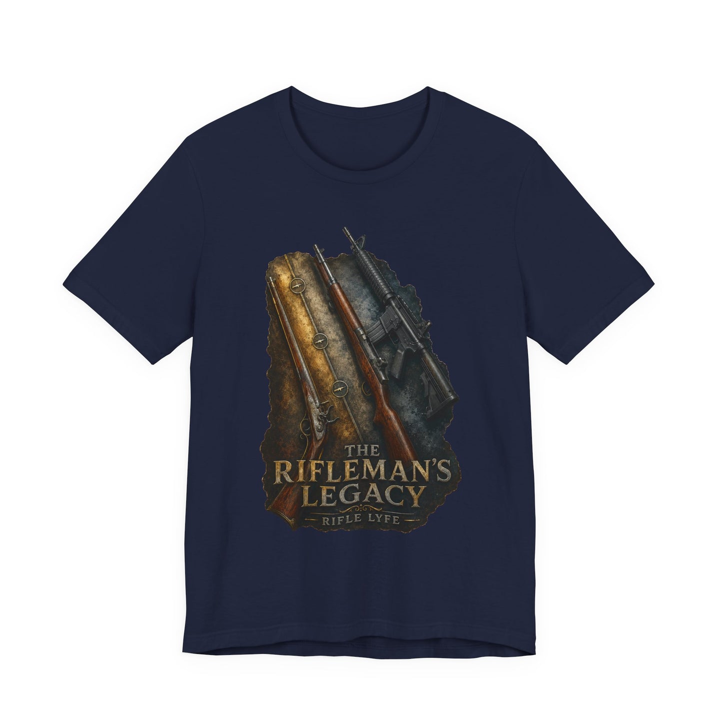 Rifleman’s Legacy T-Shirt — Vintage Hunting Rifle Graphic Tee
