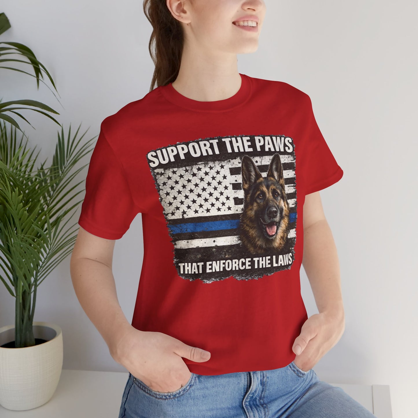 Police Dog K9  Thin Blue Line  Law Enforcement