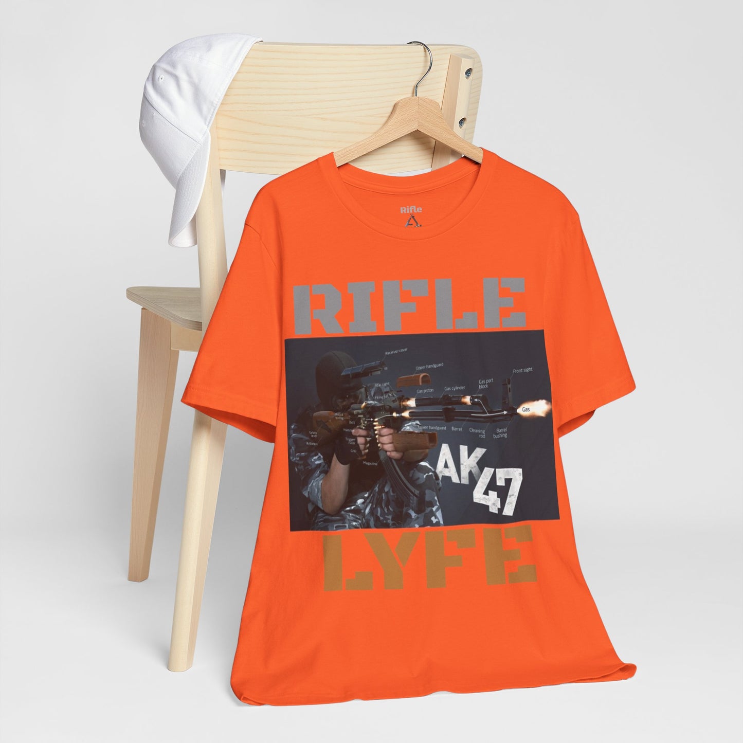 AK47 anatomy, AK47, Rifle Lyfe Logo