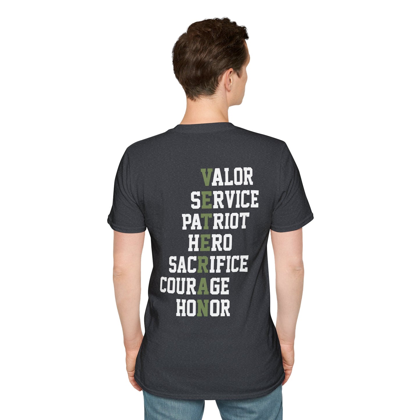 Valor in Action: Military Pride Tee