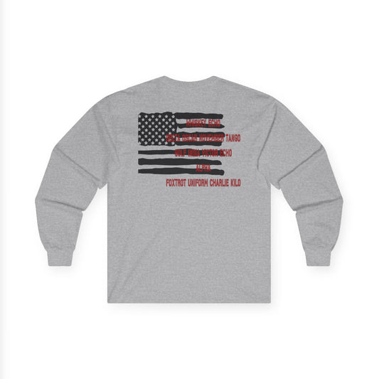 US Flag, Military sweater, W.D.G.A.F