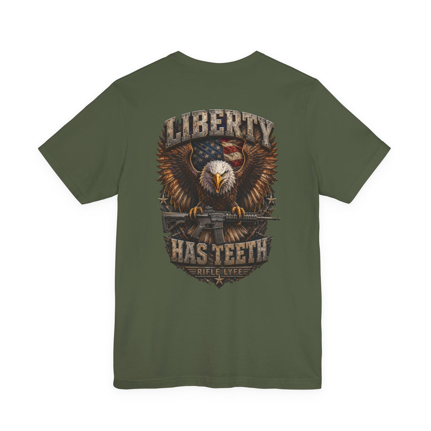 Liberty Tee — "Liberty Has Teeth" Patriotic Graphic T-Shirt