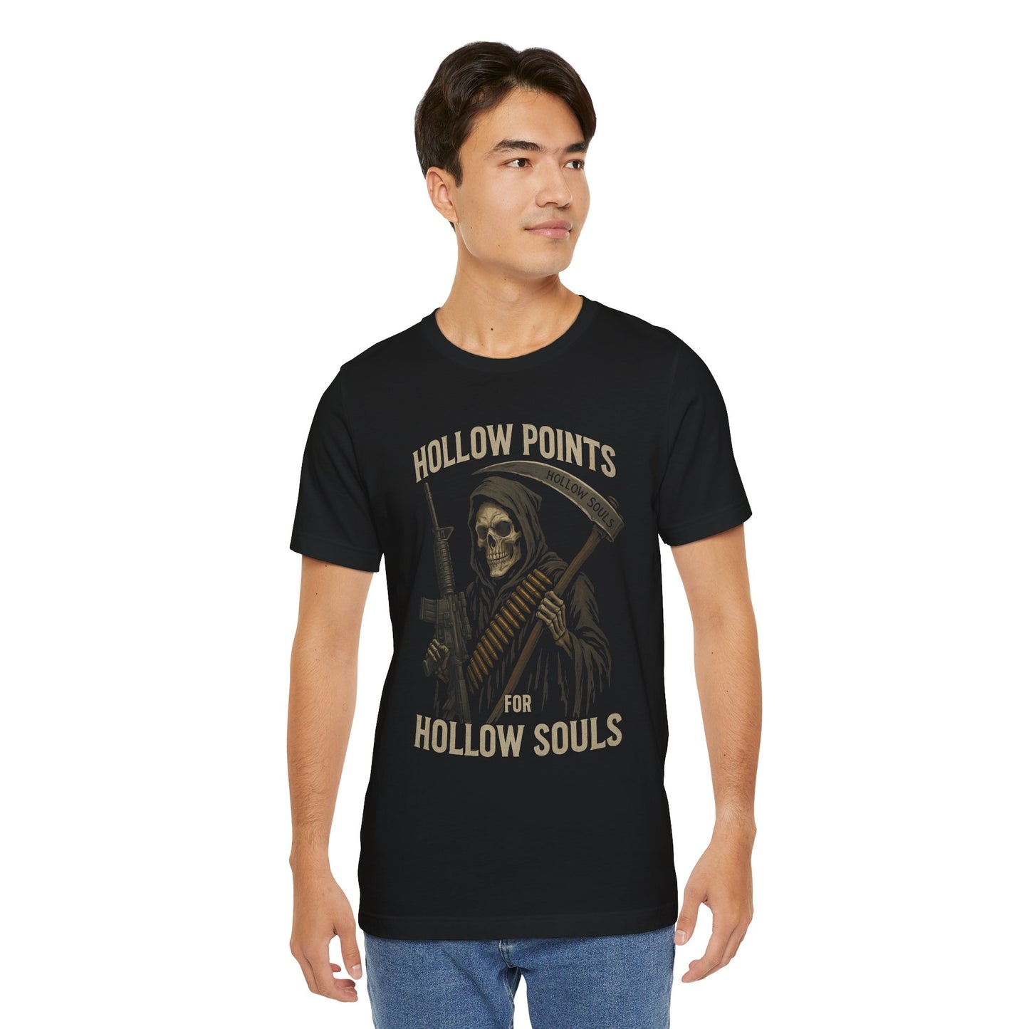 Grim Reaper Graphic Tee | Halloween Jersey Short Sleeve T-Shirt, Horror Art Tee, Halloween Shirt, Edgy Fashion Top, Unique Gift