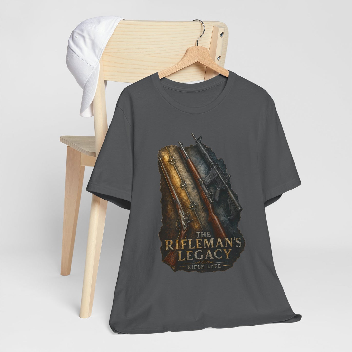 Rifleman’s Legacy T-Shirt — Vintage Hunting Rifle Graphic Tee