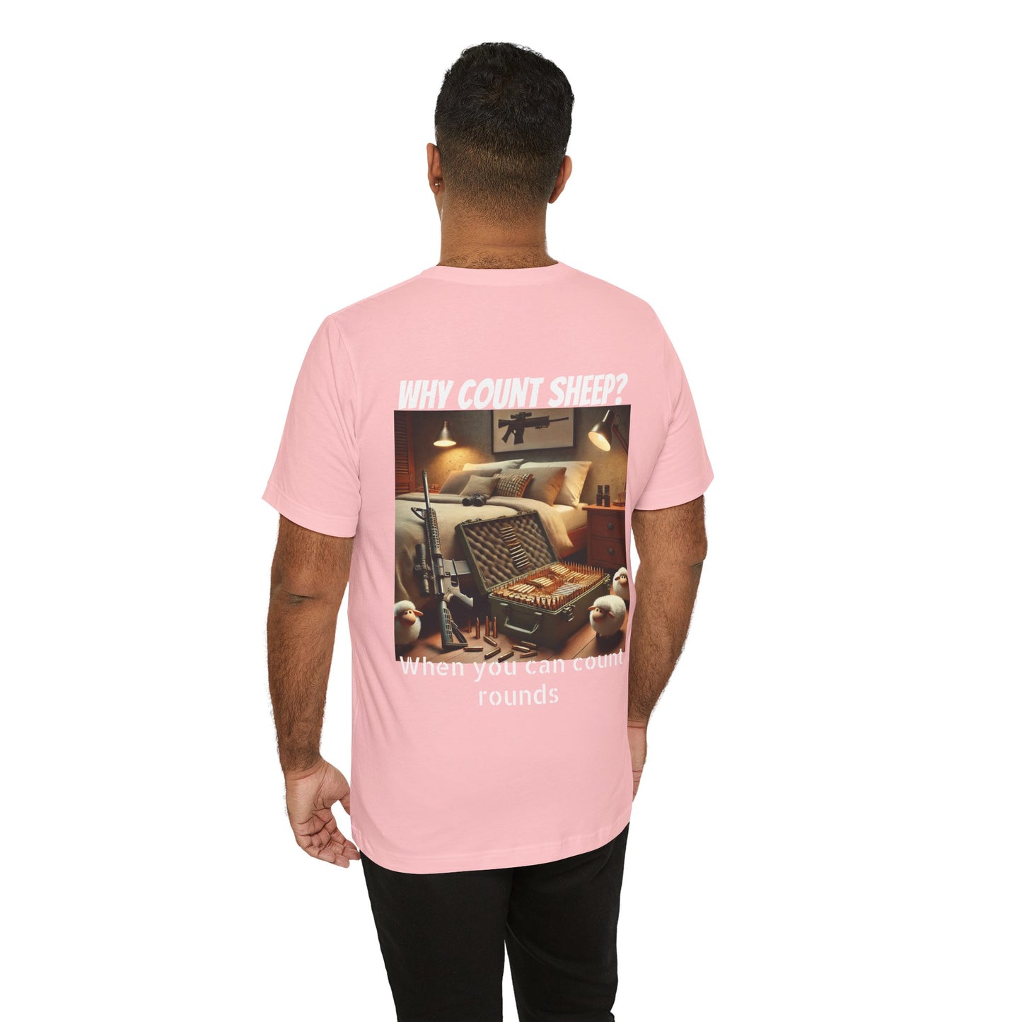 Funny Ammo Counting Unisex Tee, Sarcastic Bullet Collection T-Shirt, Humorous Munition Inventory Shirt, Hilarious Armament Count Top,