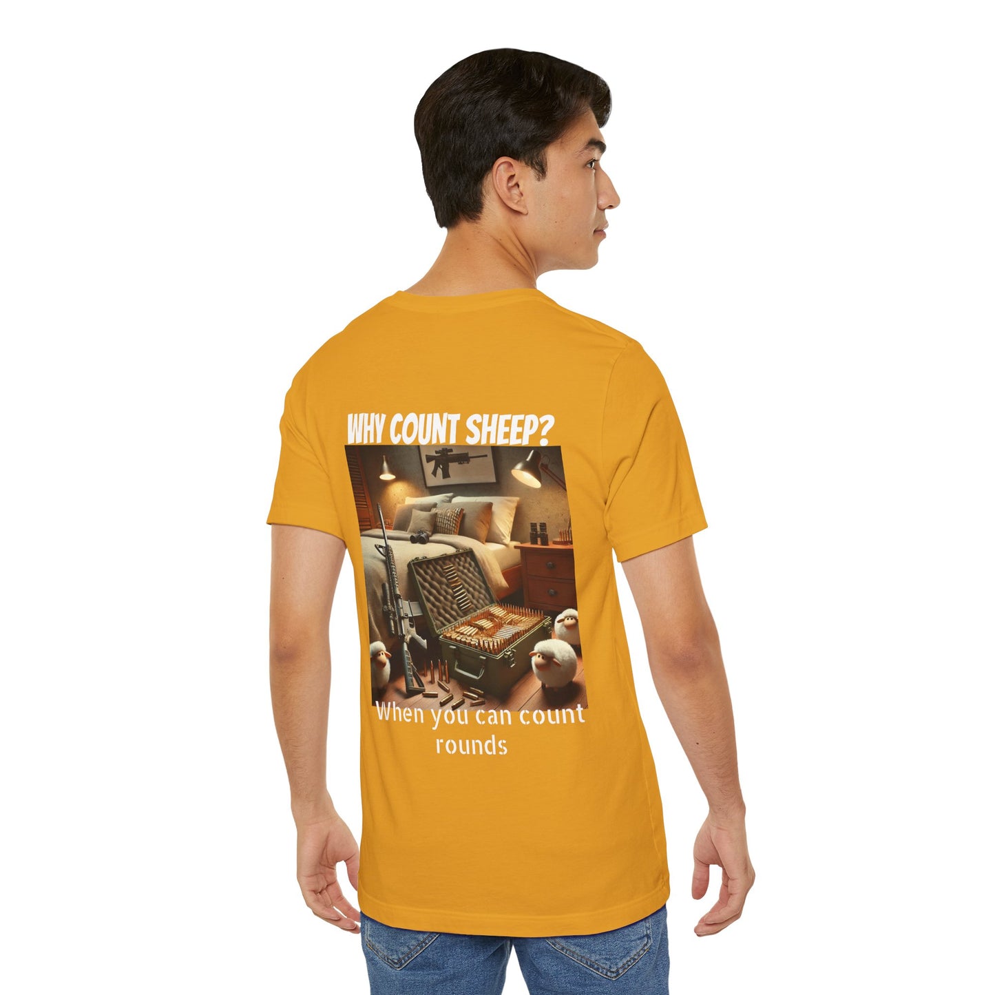 Funny Ammo Counting Unisex Tee, Sarcastic Bullet Collection T-Shirt, Humorous Munition Inventory Shirt, Hilarious Armament Count Top,