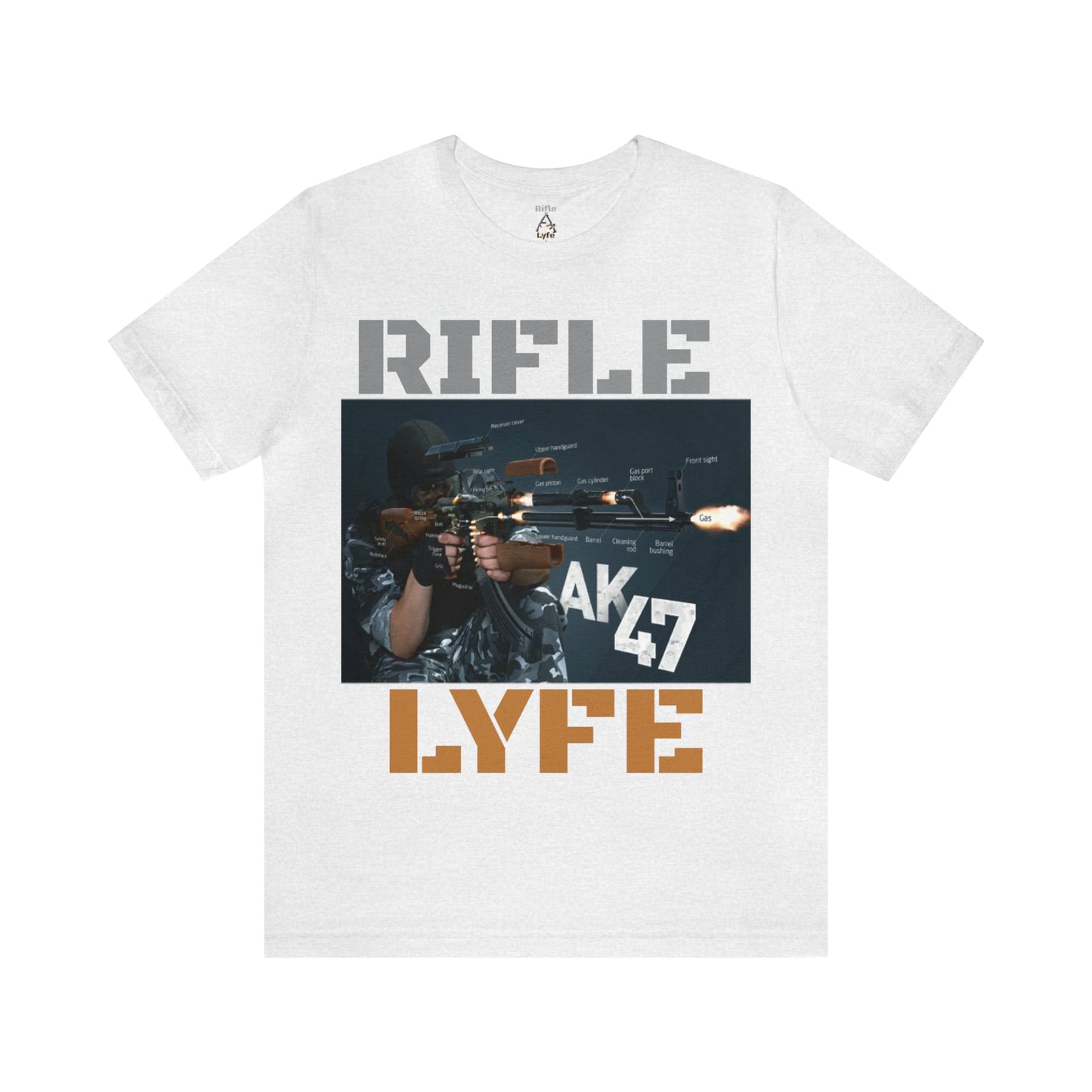 AK47 anatomy, AK47, Rifle Lyfe Logo