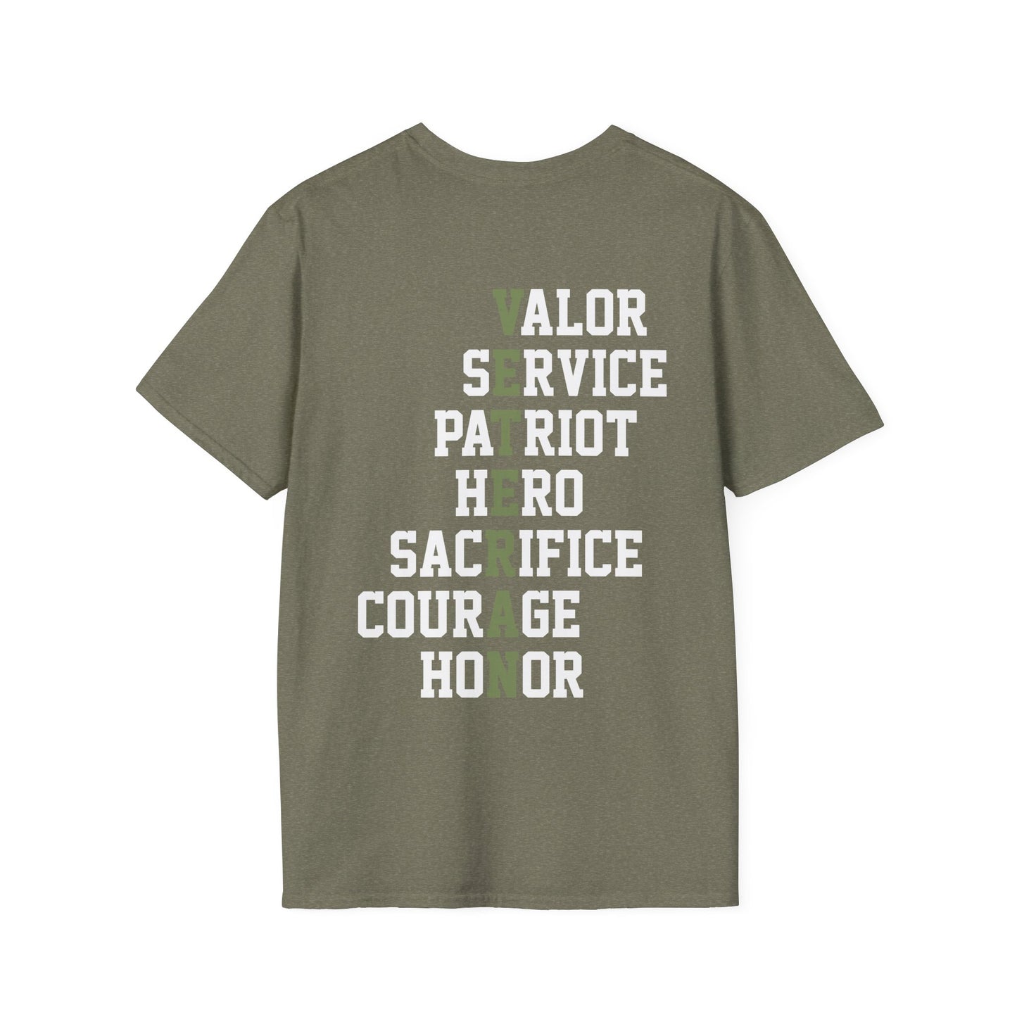 Valor in Action: Military Pride Tee