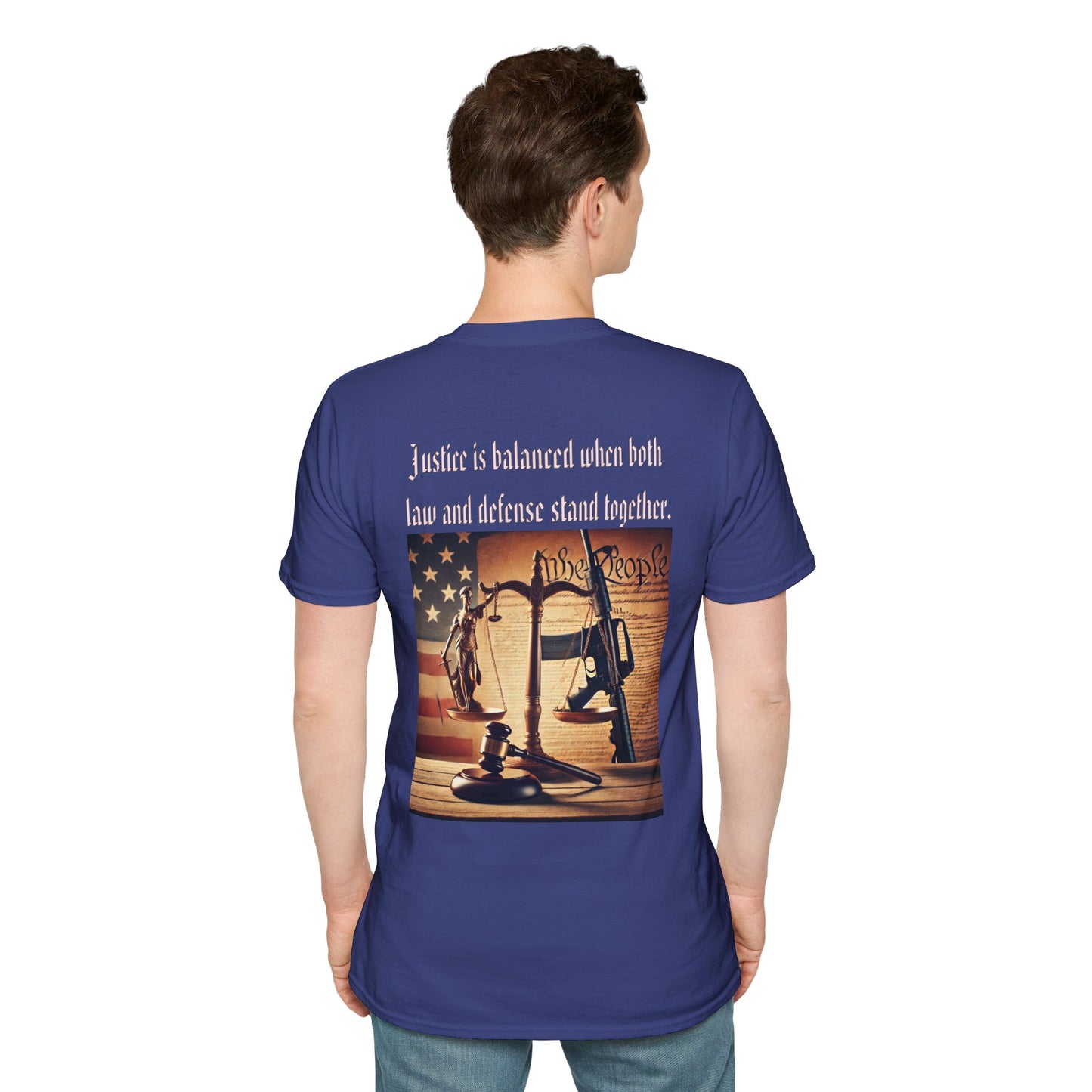 Justice in balance, military, balance of power and law, gift idea