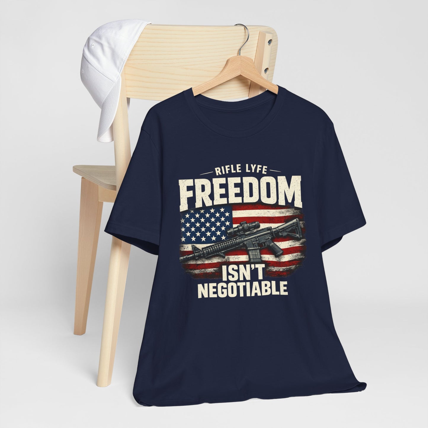 Freedom Is not Negotiable Shirt Patriotic Gun Shirt 2nd Amendment Shirt American Flag Shirt Tactical Shirt Pro Gun Tee Gift for Men