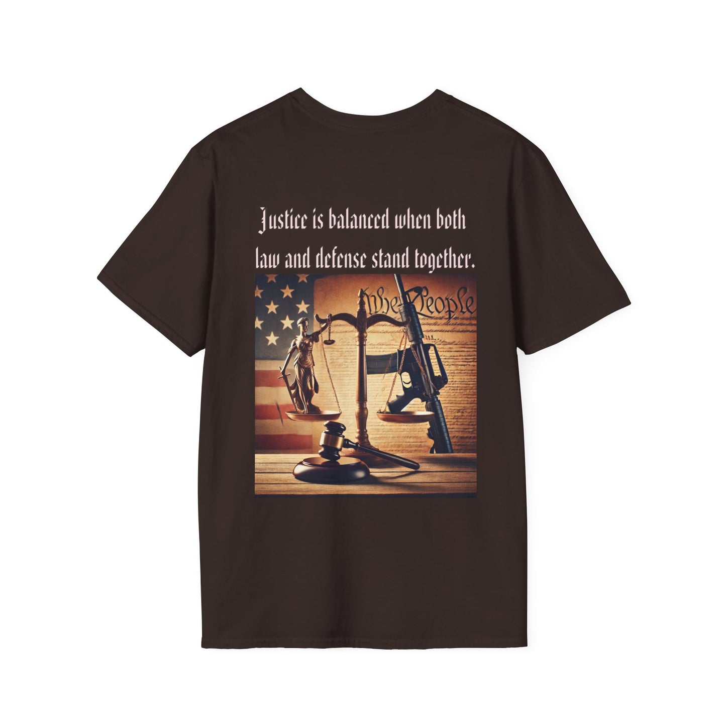 Justice in balance, military, balance of power and law, gift idea