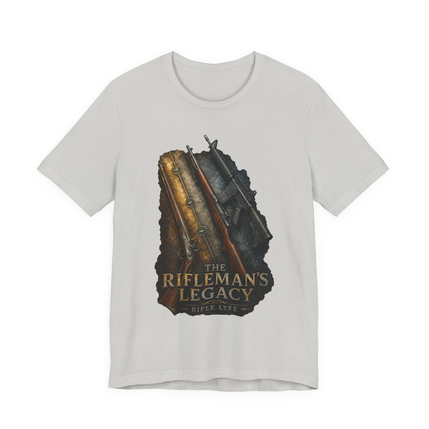 Rifleman’s Legacy T-Shirt — Vintage Hunting Rifle Graphic Tee