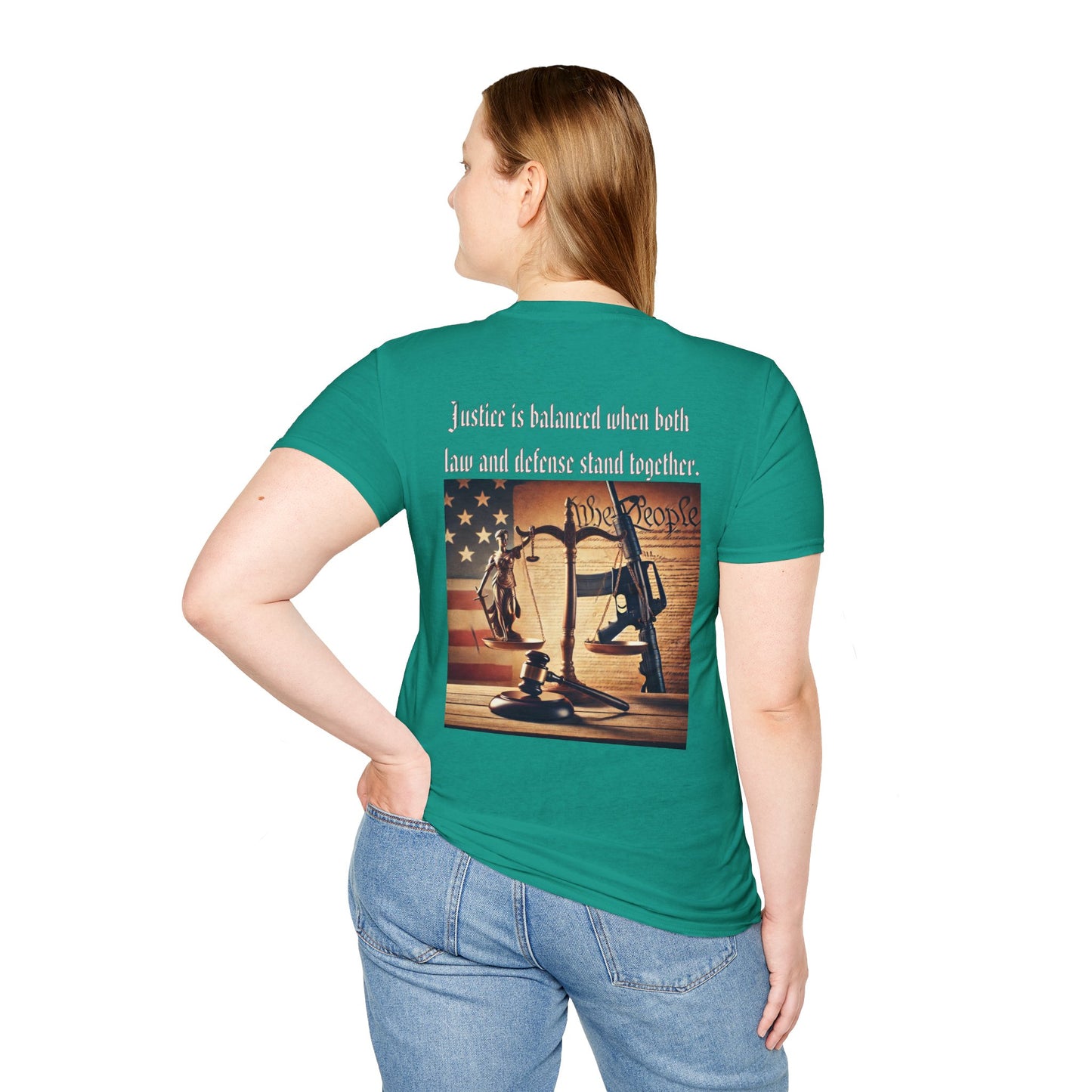 Justice in balance, military, balance of power and law, gift idea