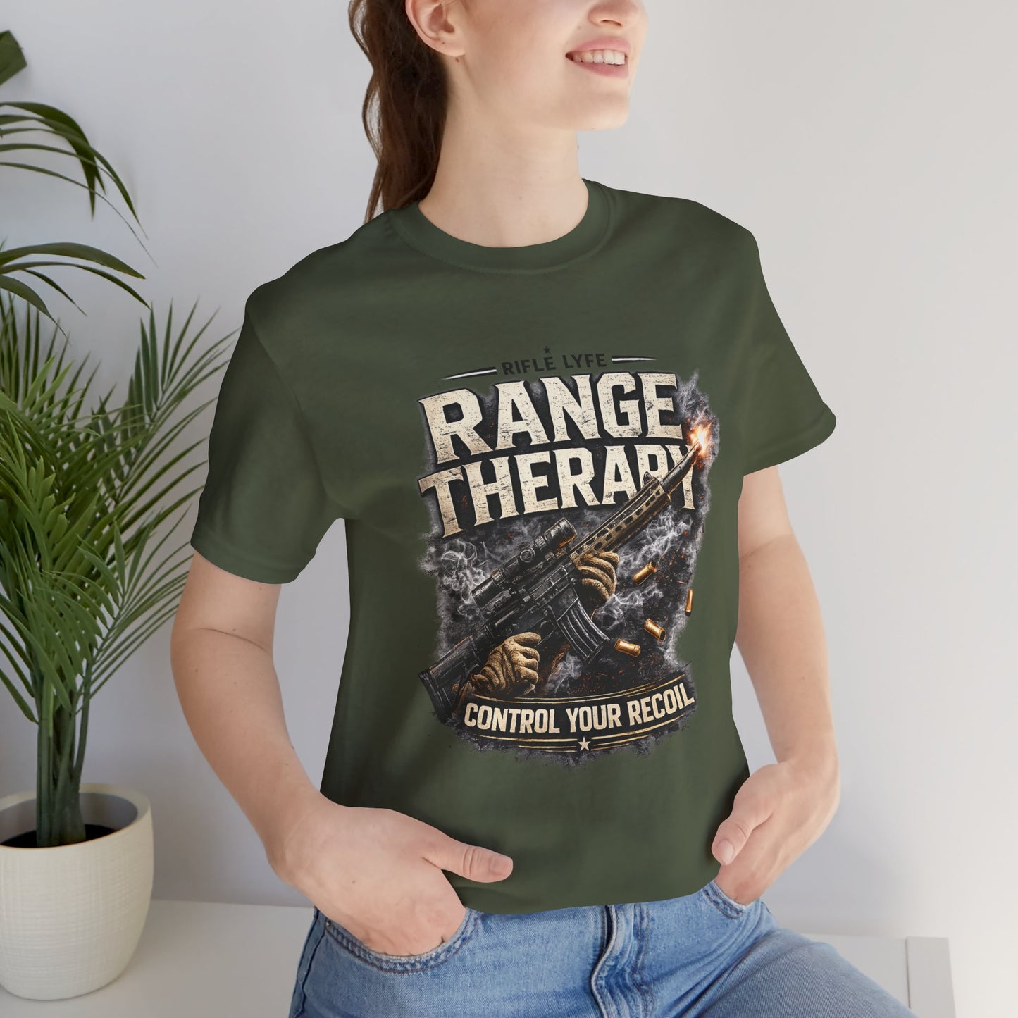 Range Therapy Shirt Shooting Range Shirt Funny Gun Shirt 2nd Amendment Shirt Tactical Shirt Pro Gun Tee Gift for Gun Lover Men