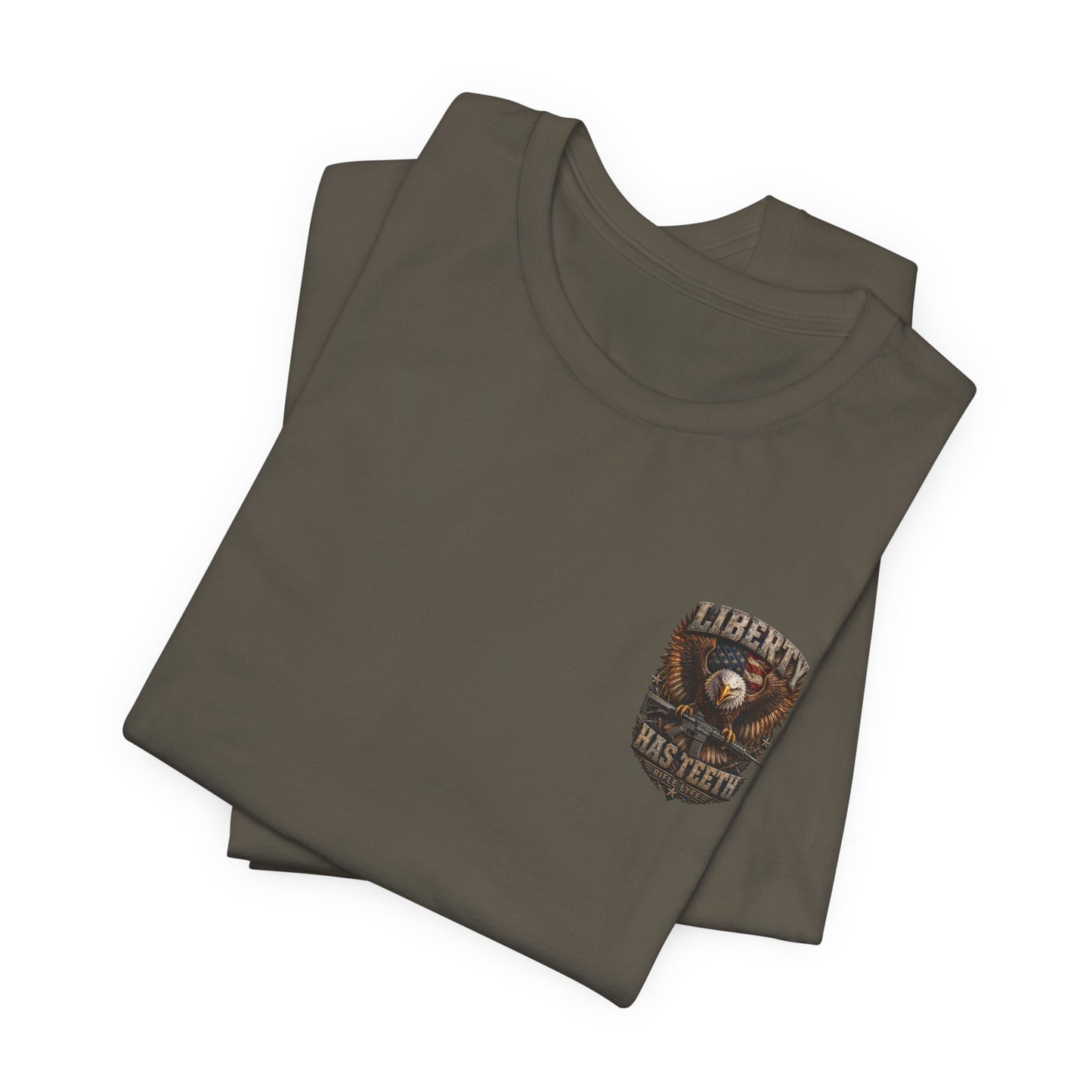 Liberty Tee — "Liberty Has Teeth" Patriotic Graphic T-Shirt