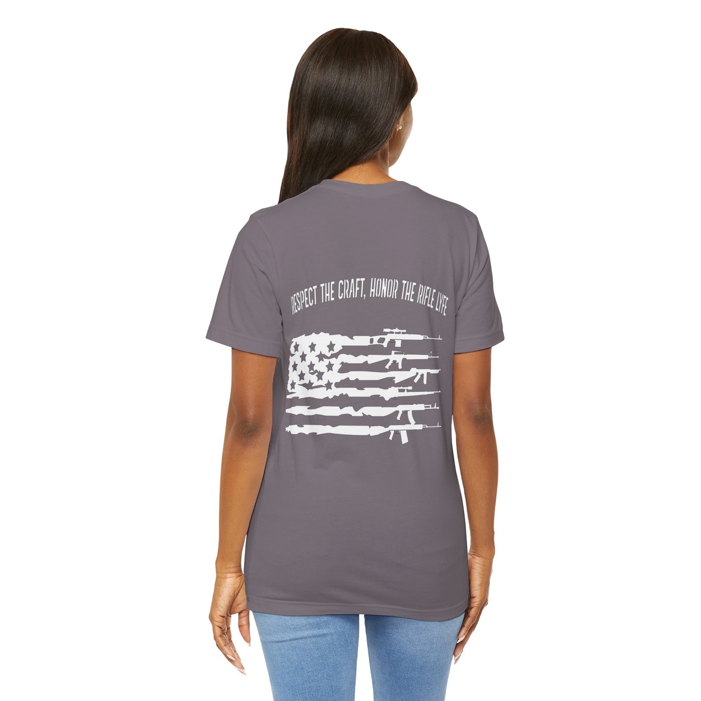 Respect the Rifle Lyfe Brand, Rifle Lover Gift, Gun Enthusiast Shirt, Second Amendment Apparel, Firearms Advocate Top