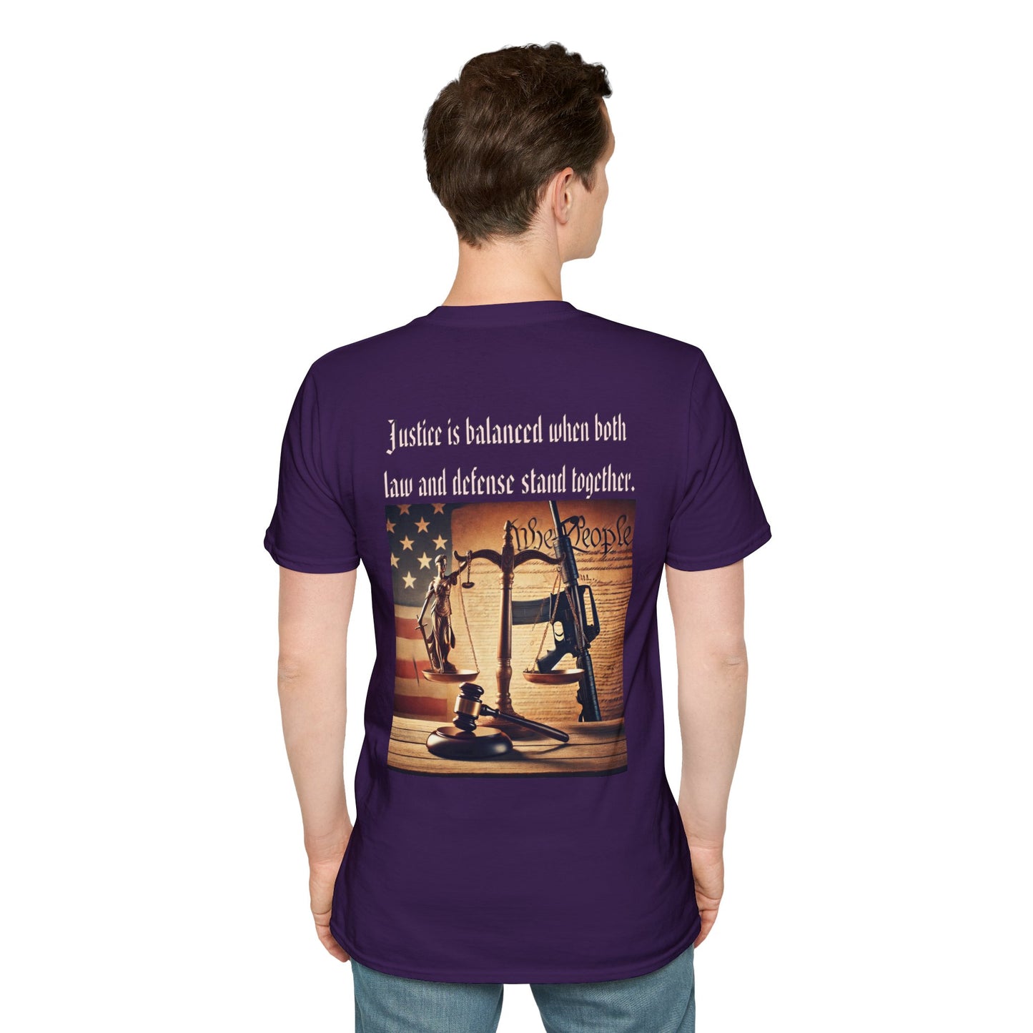 Justice in balance, military, balance of power and law, gift idea