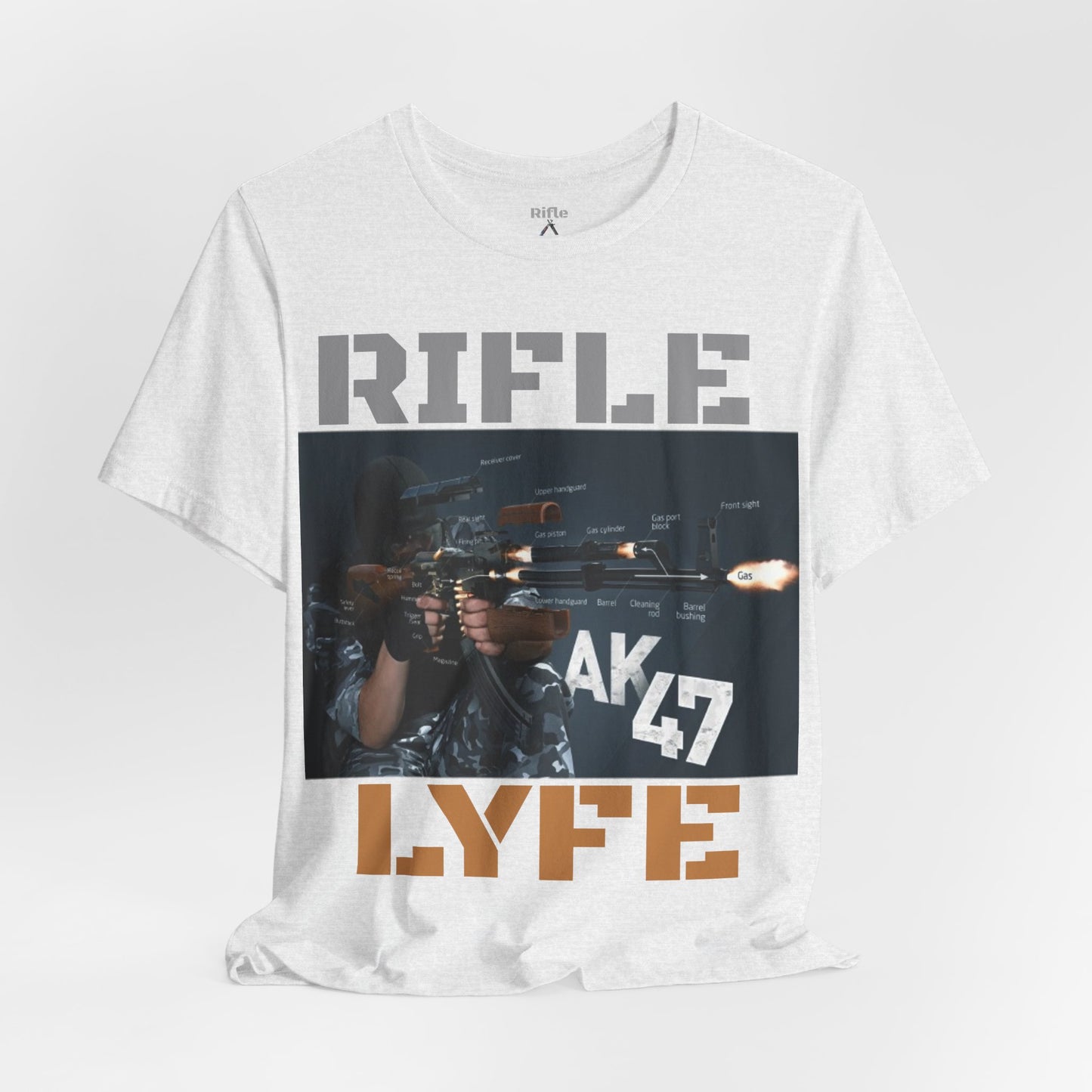 AK47 anatomy, AK47, Rifle Lyfe Logo
