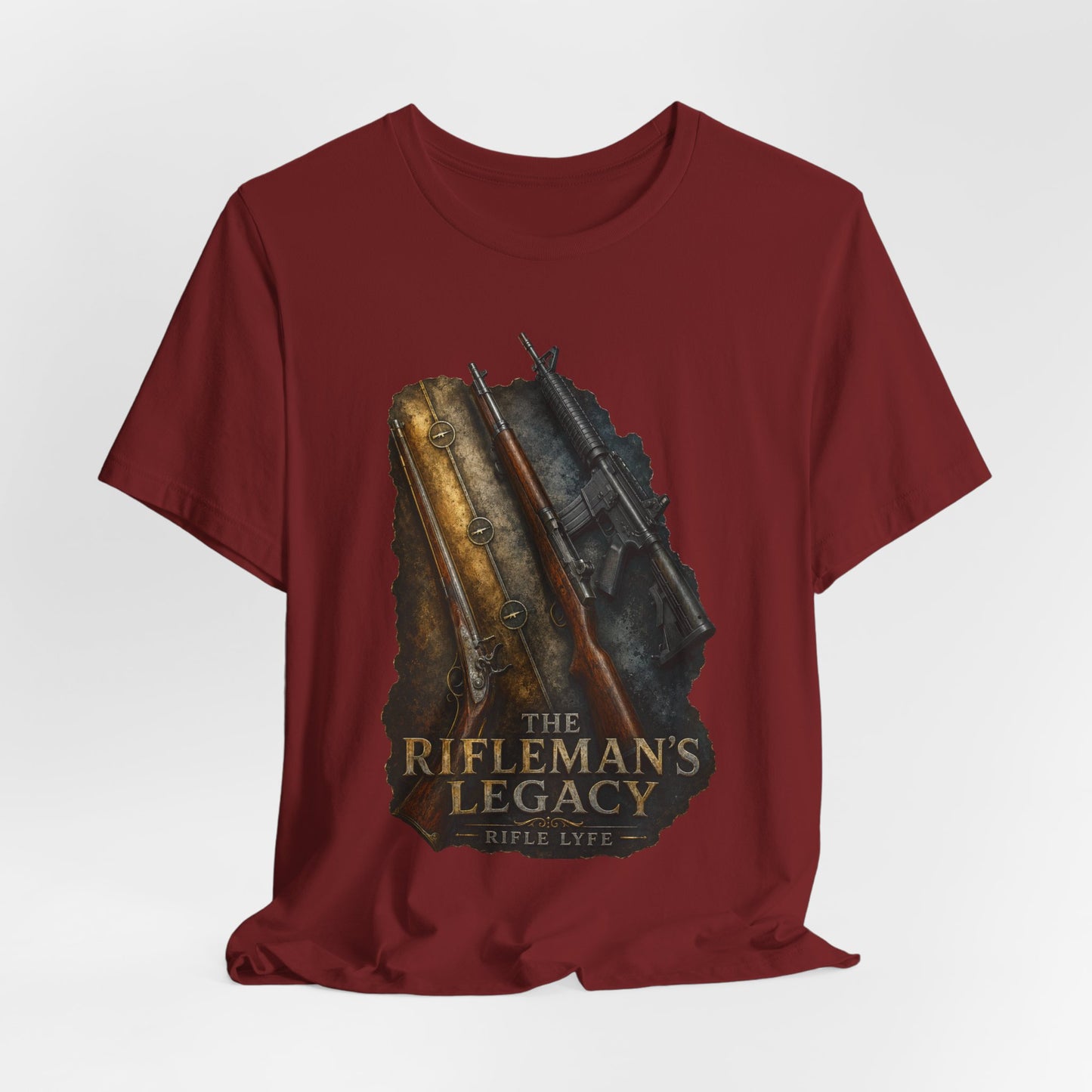 Rifleman’s Legacy T-Shirt — Vintage Hunting Rifle Graphic Tee