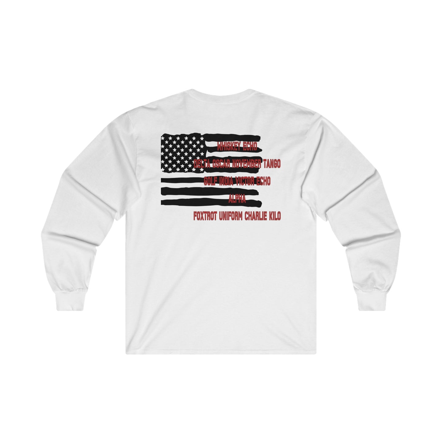 US Flag, Military sweater, W.D.G.A.F