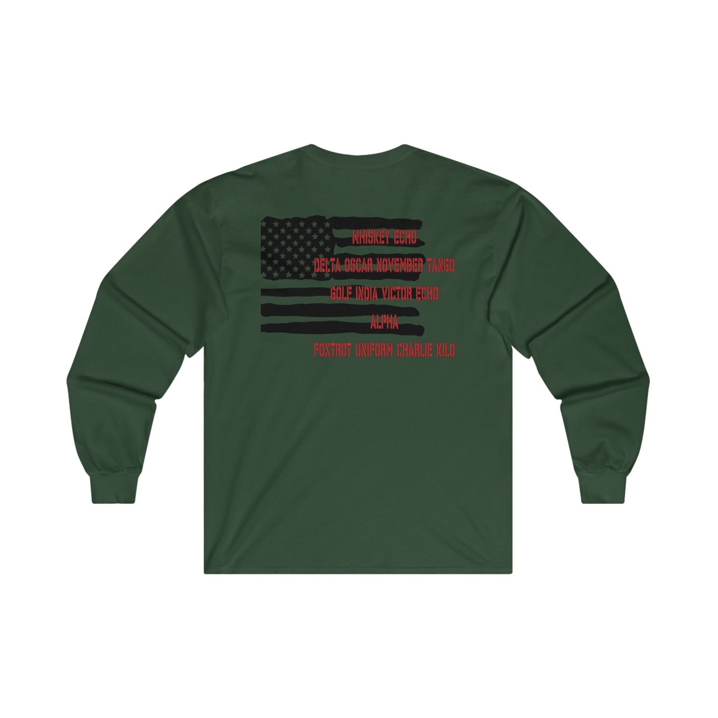 US Flag, Military sweater, W.D.G.A.F