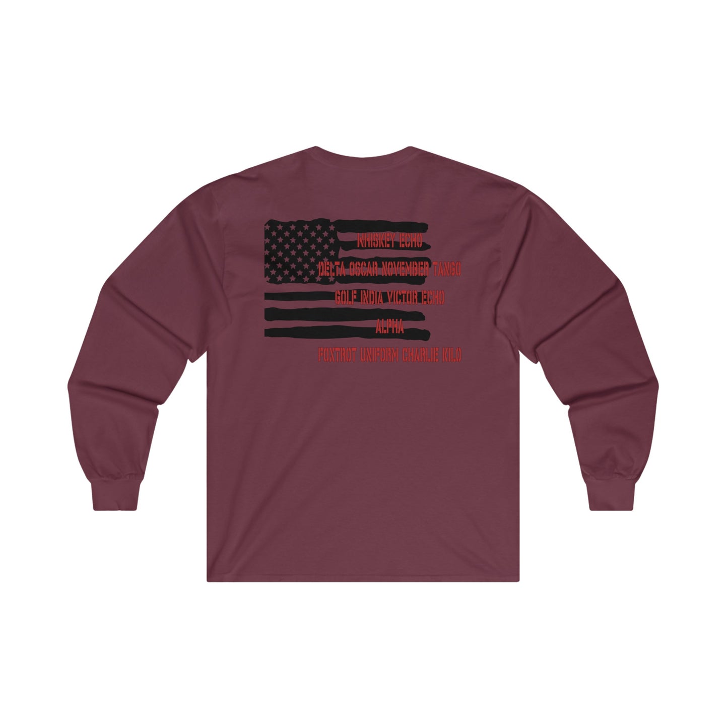 US Flag, Military sweater, W.D.G.A.F