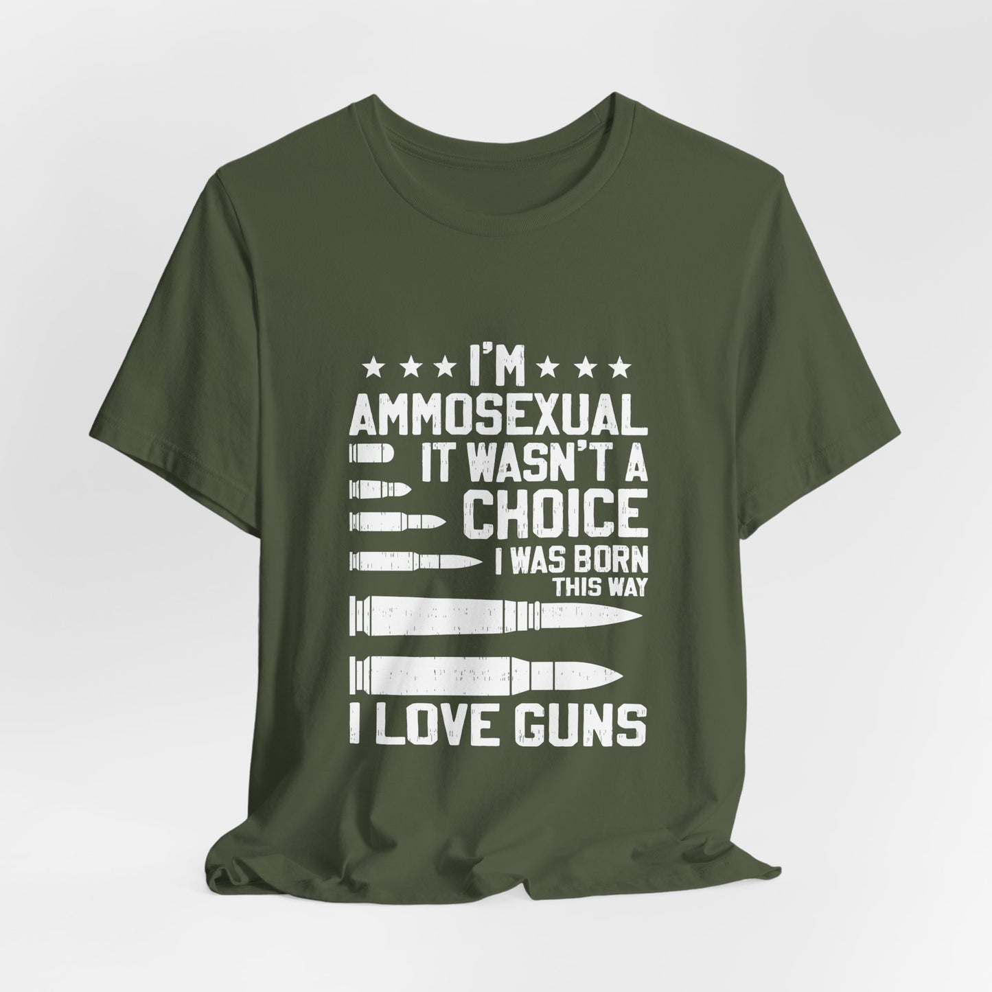 Funny Ammo Humor Unisex Tee, T-Shirt, Shirt, Men Women Joke Gift, Short Sleeve Top