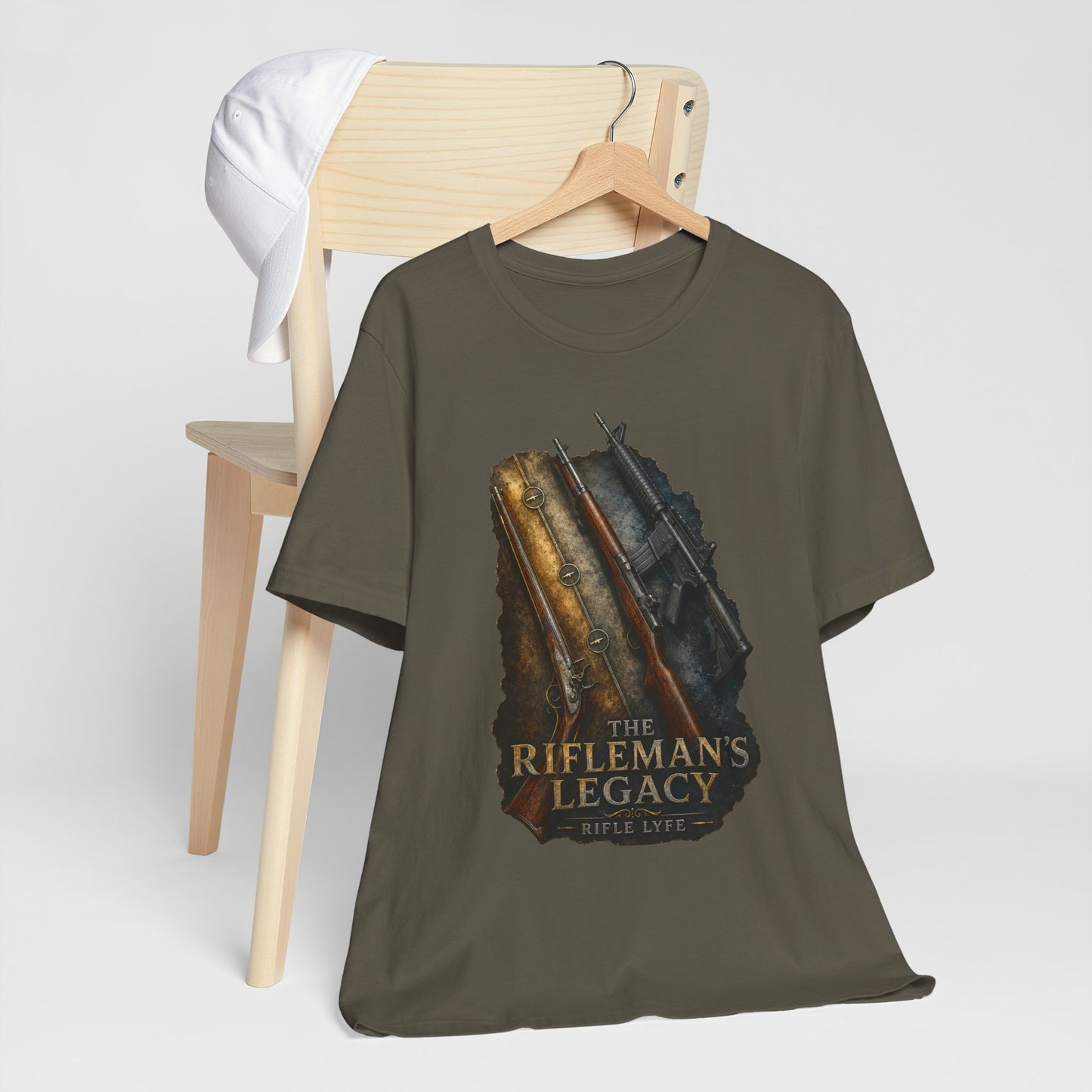 Rifleman’s Legacy T-Shirt — Vintage Hunting Rifle Graphic Tee
