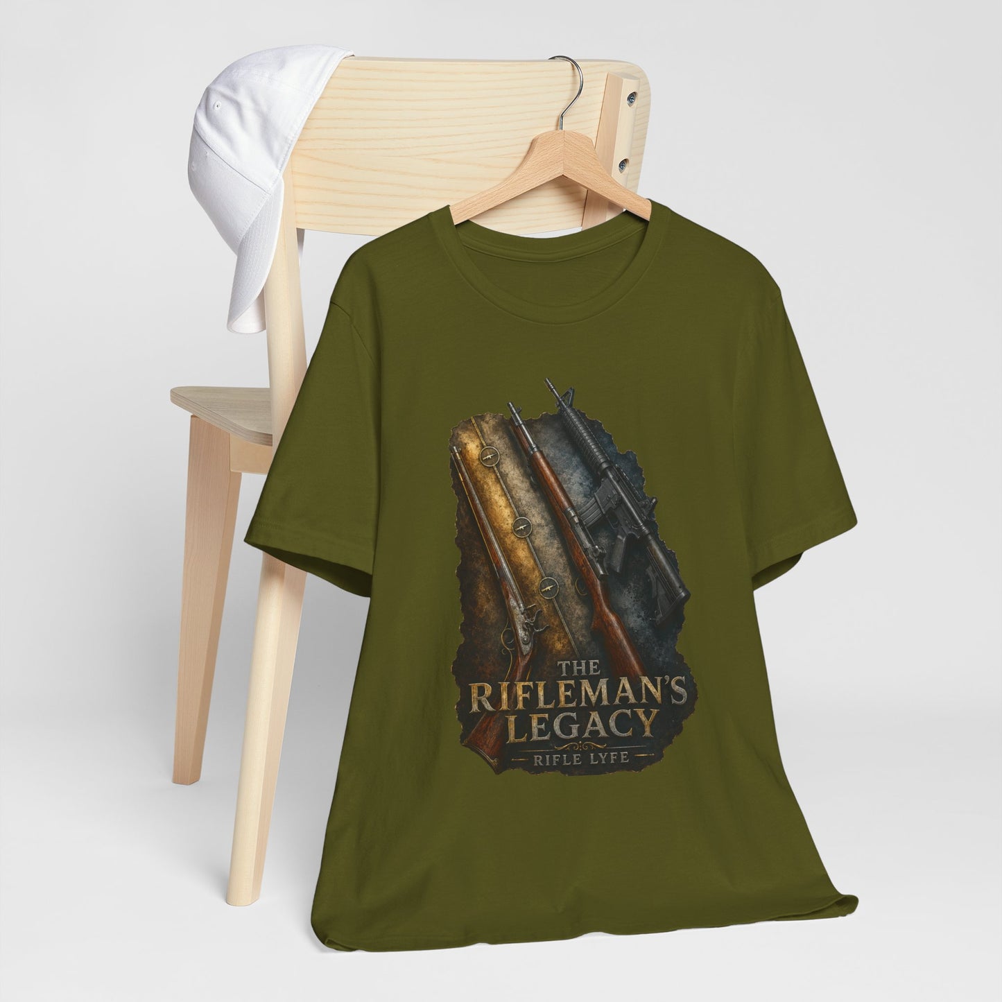 Rifleman’s Legacy T-Shirt — Vintage Hunting Rifle Graphic Tee
