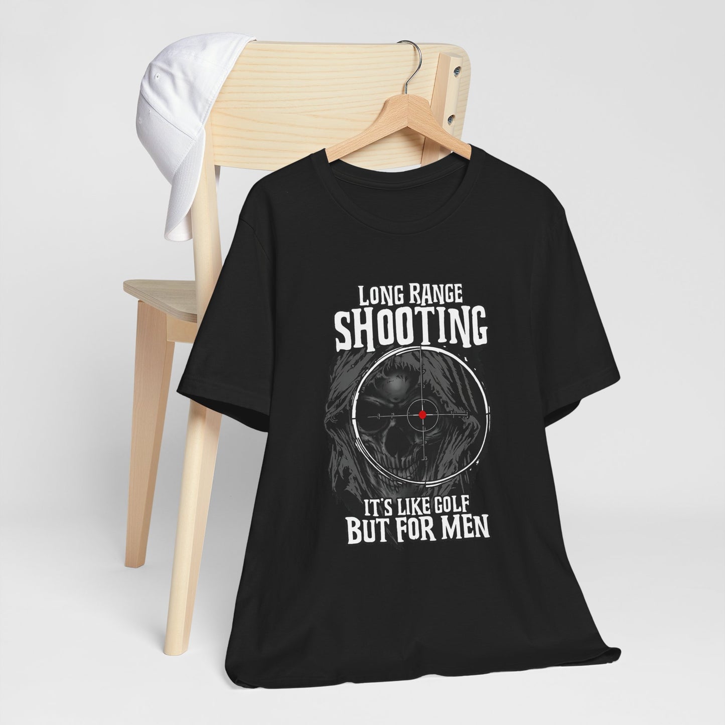 Long Range Shooting T-Shirt – “It’s Like Golf But For Men” Tactical Target Tee