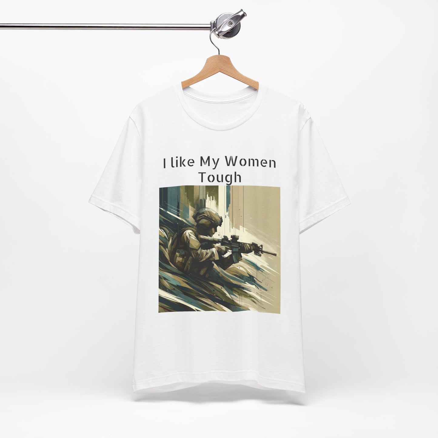 Tough female, female soldier, military tough