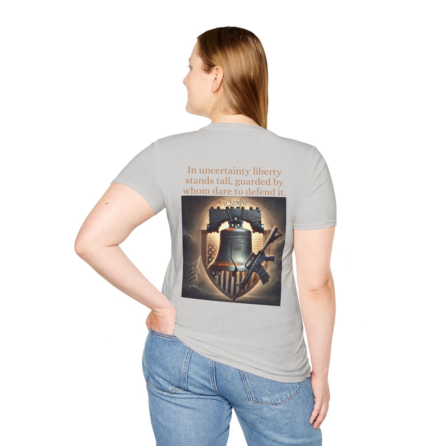 Patriotic Tee, Liberty Defense Shirt, Freedom Lovers Top, American Pride T-Shirt, Political Activist Apparel