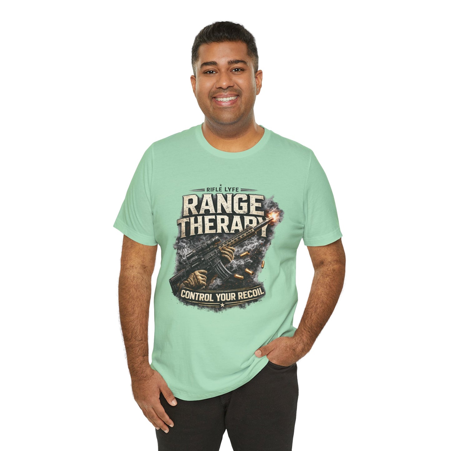 Range Therapy Shirt Shooting Range Shirt Funny Gun Shirt 2nd Amendment Shirt Tactical Shirt Pro Gun Tee Gift for Gun Lover Men