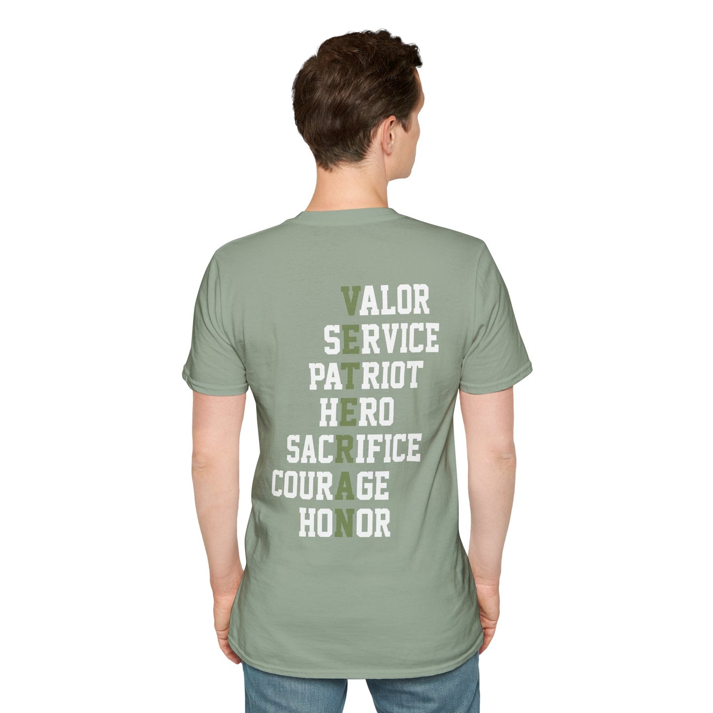 Valor in Action: Military Pride Tee