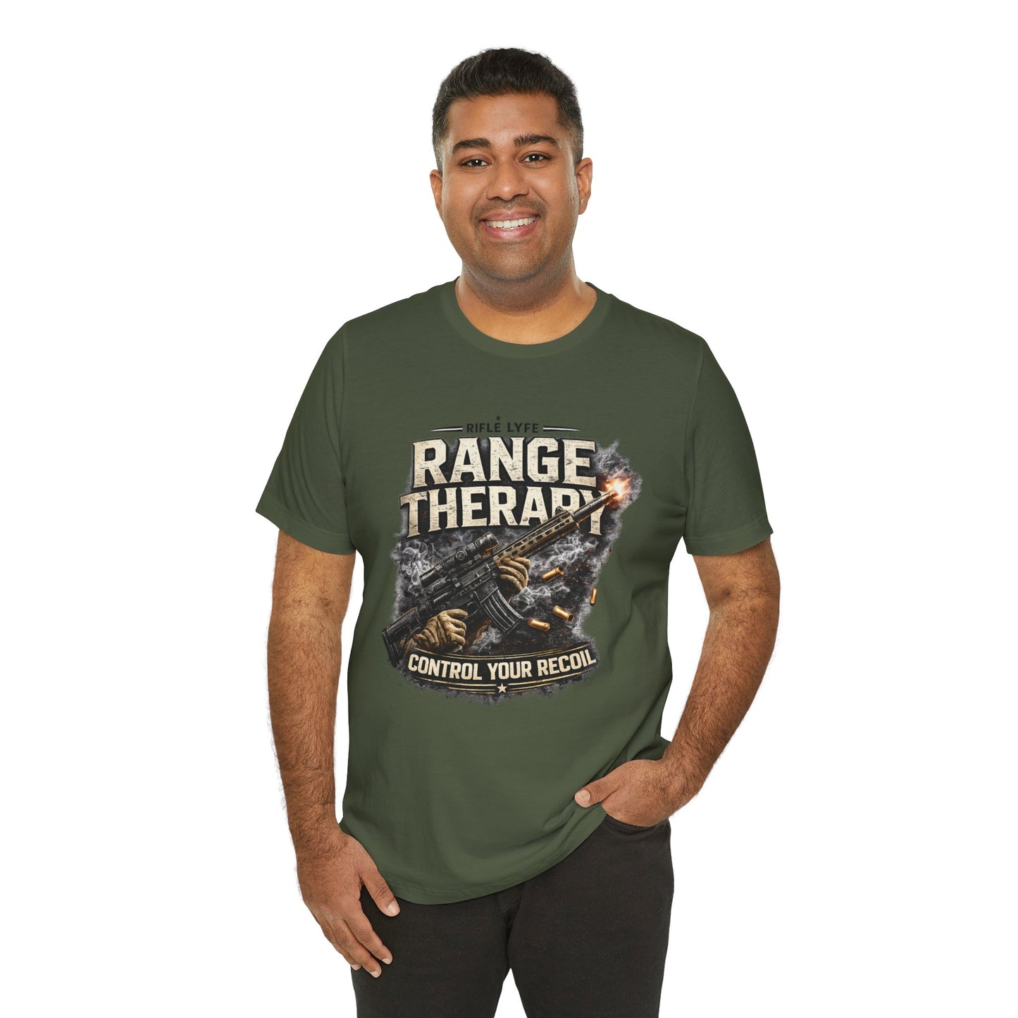 Range Therapy Shirt Shooting Range Shirt Funny Gun Shirt 2nd Amendment Shirt Tactical Shirt Pro Gun Tee Gift for Gun Lover Men