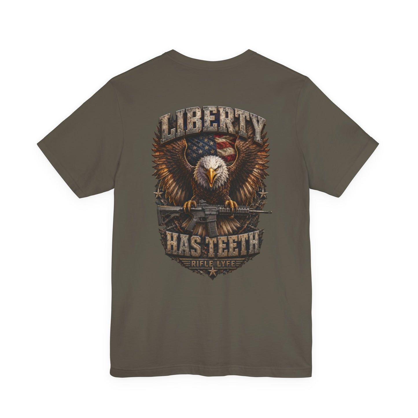 Liberty Tee — "Liberty Has Teeth" Patriotic Graphic T-Shirt