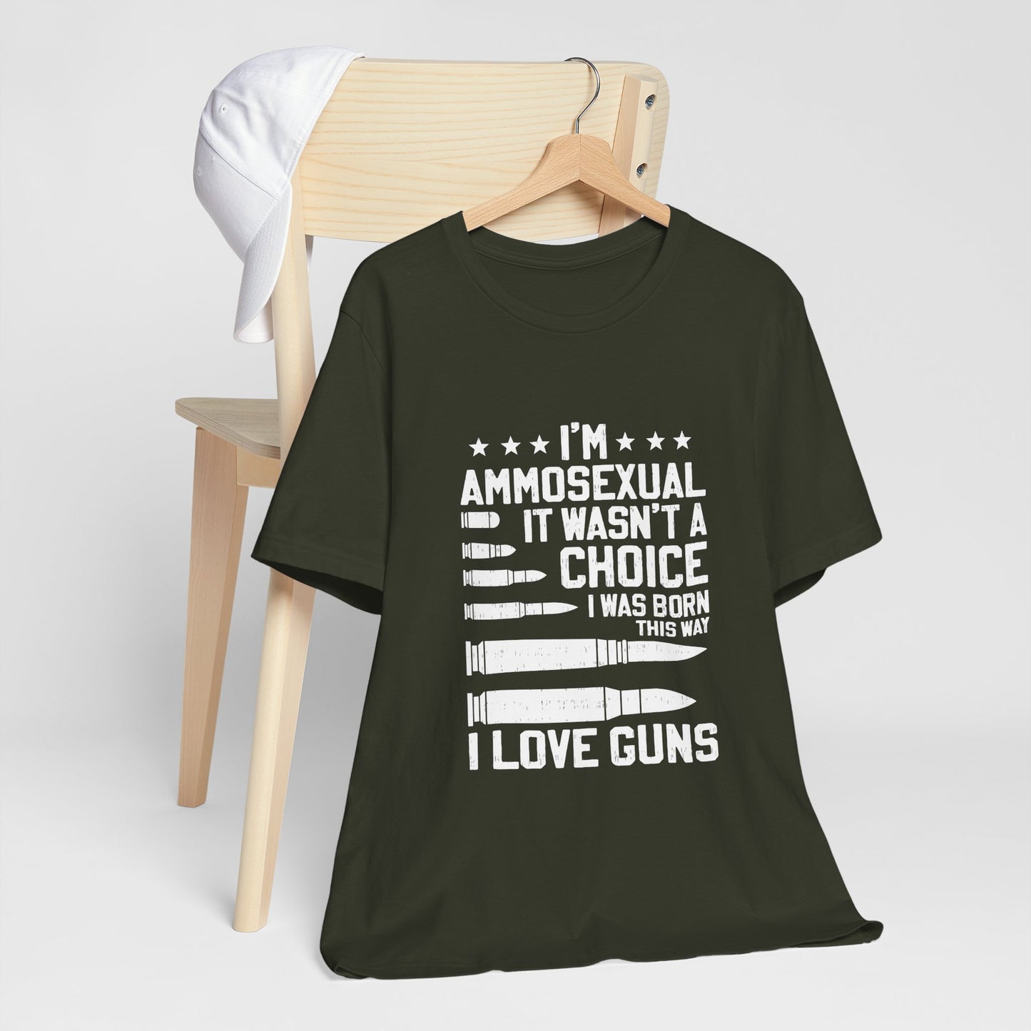Funny Ammo Humor Unisex Tee, T-Shirt, Shirt, Men Women Joke Gift, Short Sleeve Top