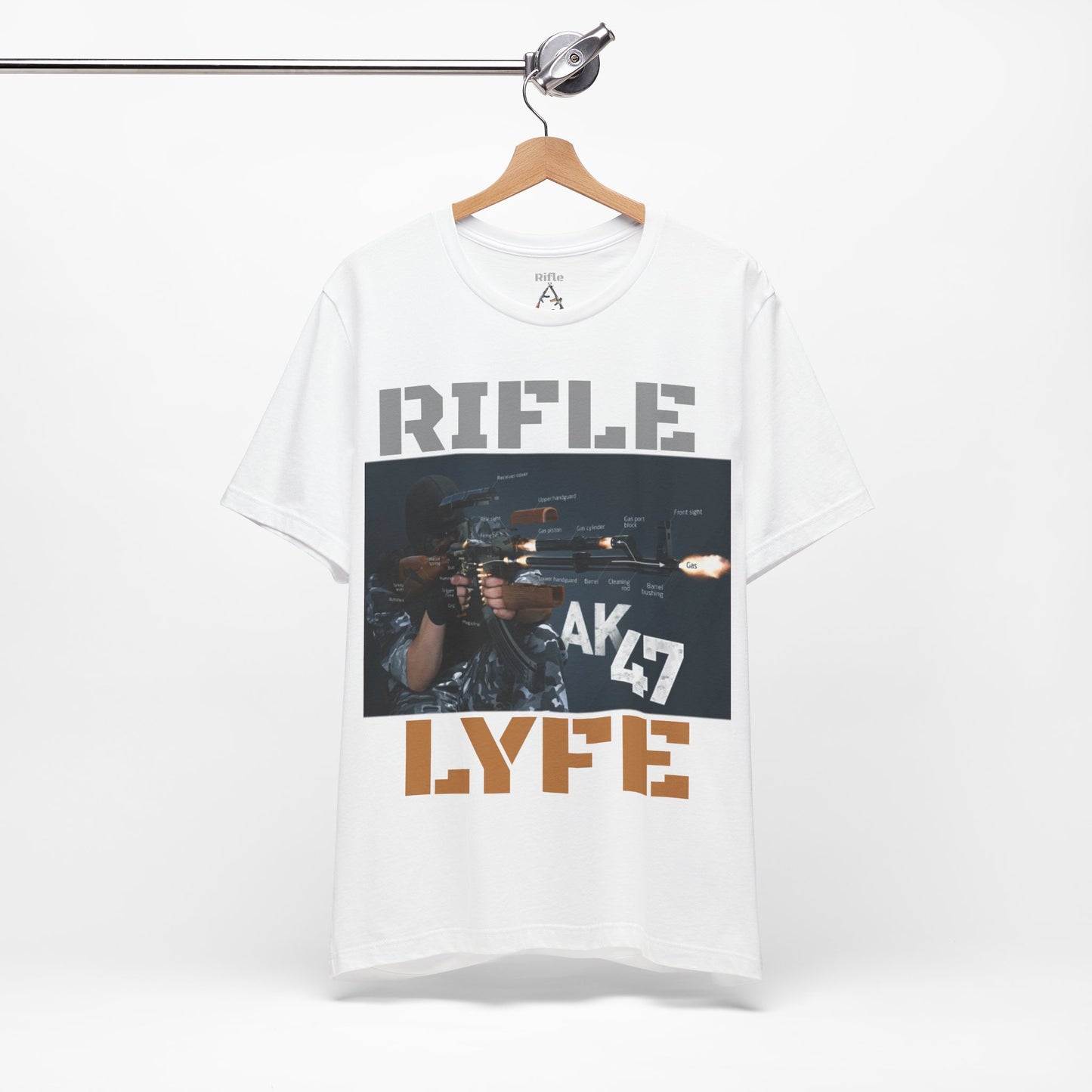 AK47 anatomy, AK47, Rifle Lyfe Logo