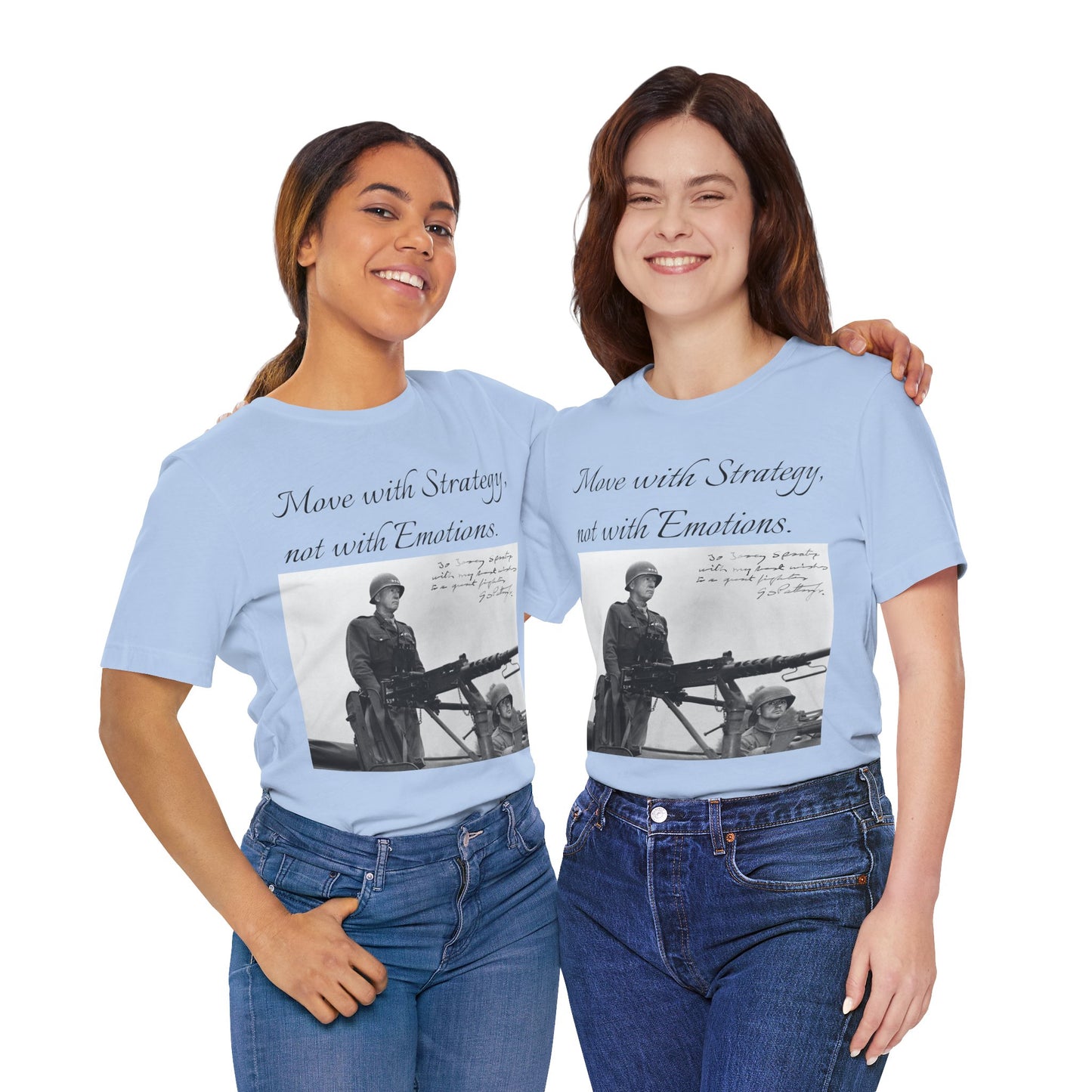 Move with strategy, not with emotion, General George Patton, WW2 General, Military General