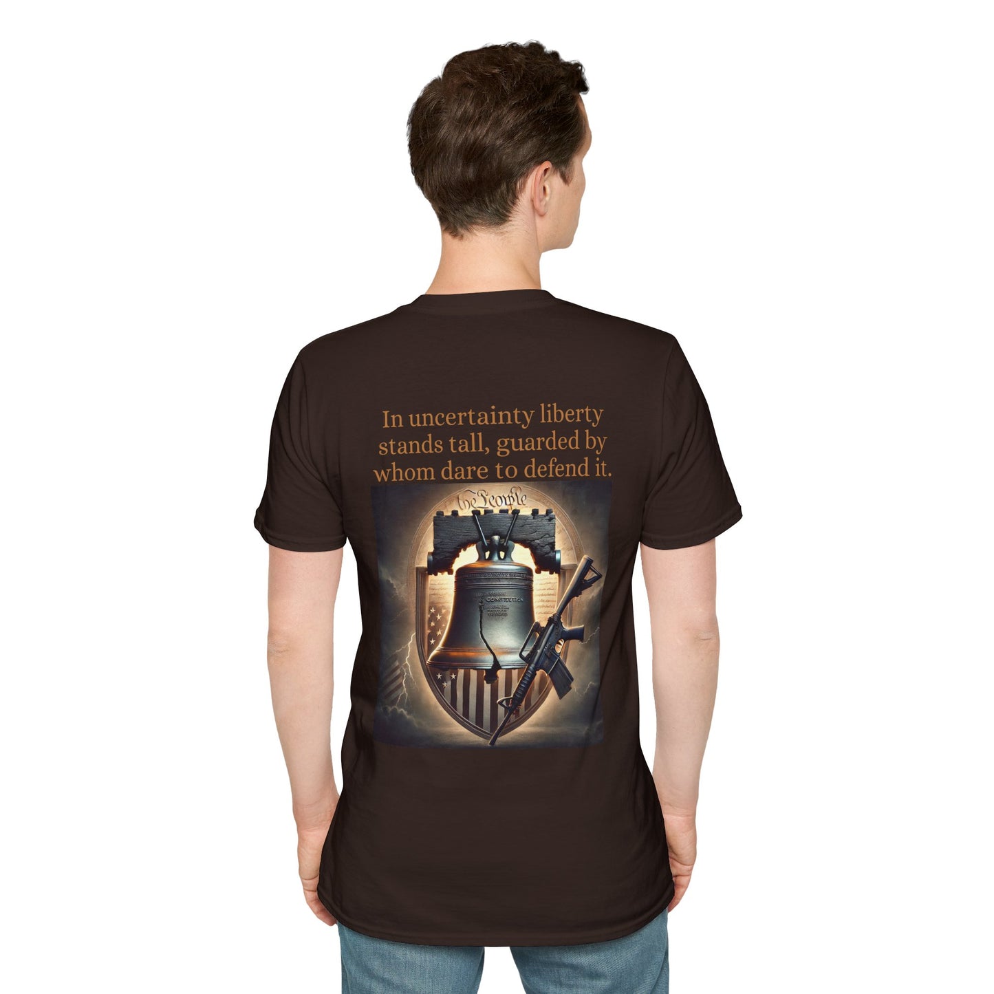 Patriotic Tee, Liberty Defense Shirt, Freedom Lovers Top, American Pride T-Shirt, Political Activist Apparel