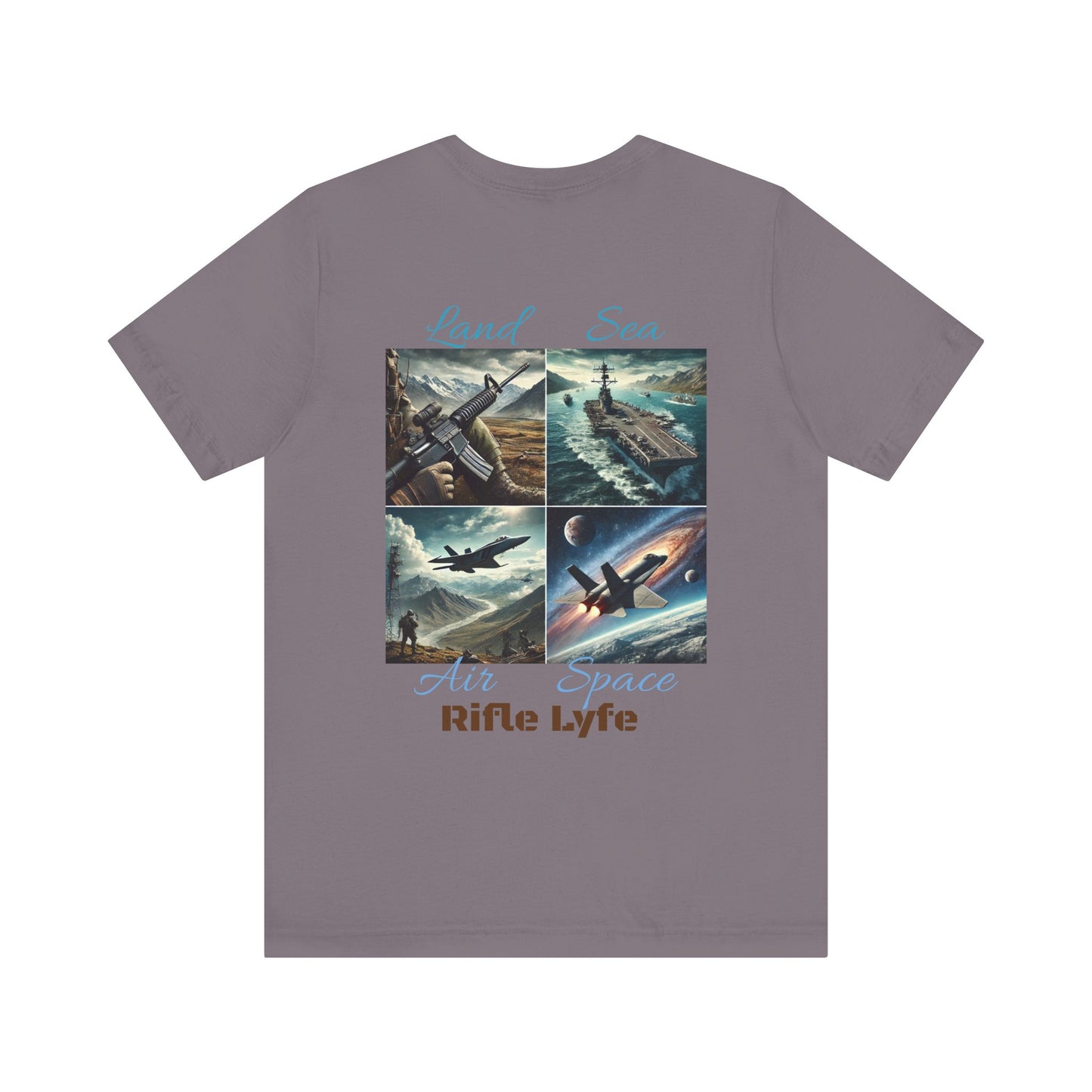 Land Sea Air Space Tee  Military Tribute Shirt | Rifle Lyfe