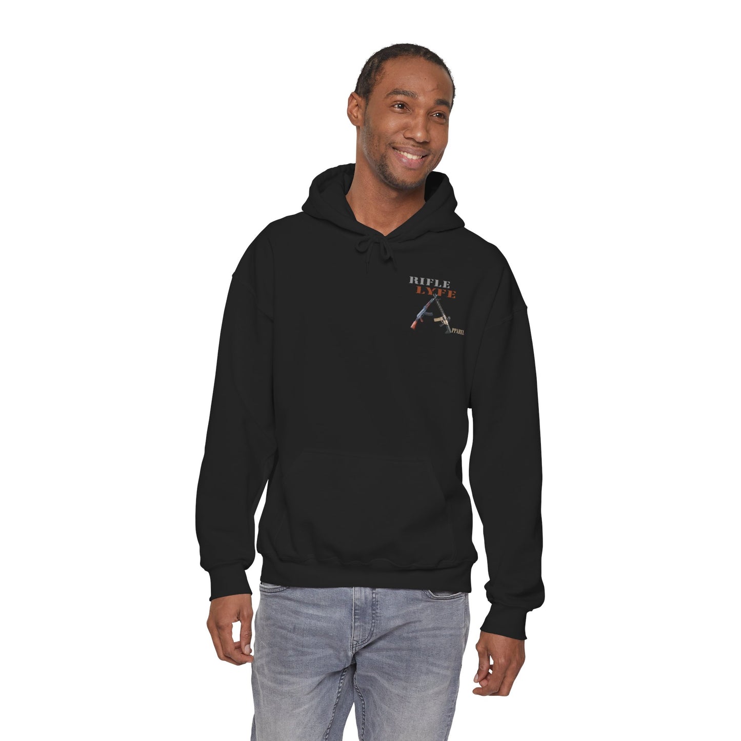 Skull Hoodie — "I Identify As A Threat / My Pronouns Are Try/Me" Graphic Hoodie