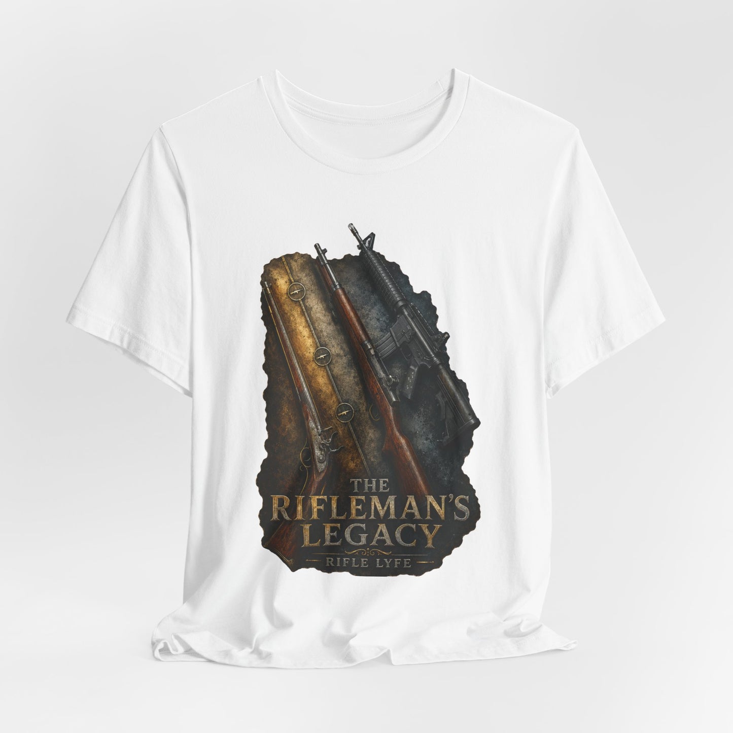 Rifleman’s Legacy T-Shirt — Vintage Hunting Rifle Graphic Tee