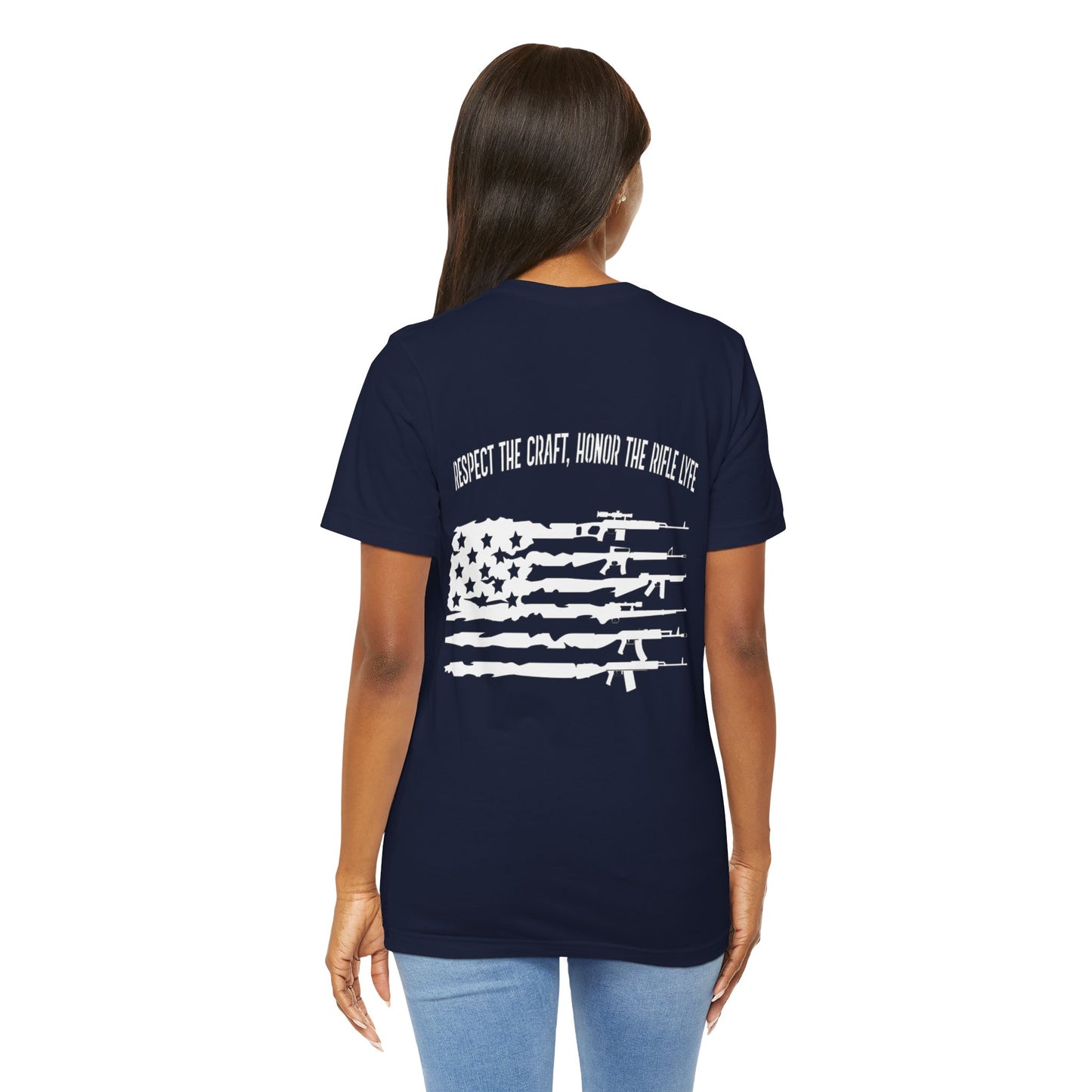 Respect the Rifle Lyfe Brand, Rifle Lover Gift, Gun Enthusiast Shirt, Second Amendment Apparel, Firearms Advocate Top