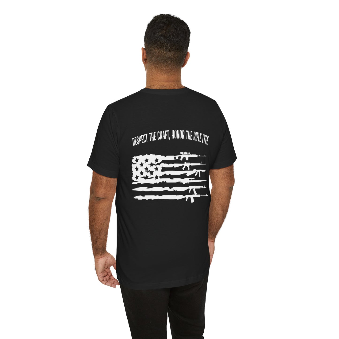 Respect the Rifle Lyfe Brand, Rifle Lover Gift, Gun Enthusiast Shirt, Second Amendment Apparel, Firearms Advocate Top