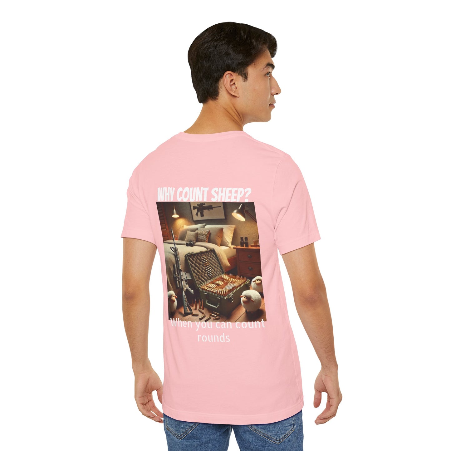 Funny Ammo Counting Unisex Tee, Sarcastic Bullet Collection T-Shirt, Humorous Munition Inventory Shirt, Hilarious Armament Count Top,